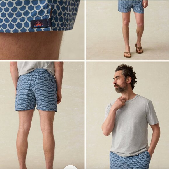 Shorelite Lined Trunk (5") - Fishscale - Picture 2 of 2